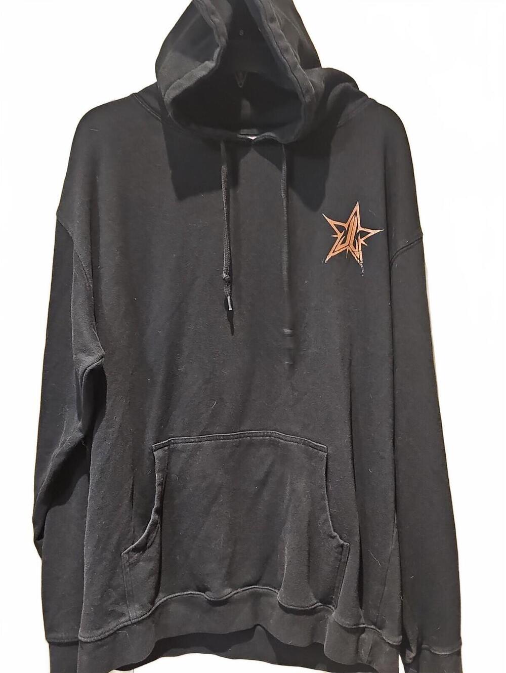 Jeffree Star Unisex Black Exclusive Halloween Black Widow Spider Hoodie Large